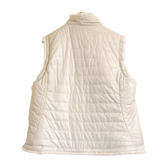 Nicole Miller Originals Faux Fur Reversible Vest XXL Ivory/Off White  PLUS - Picture 6 of 8